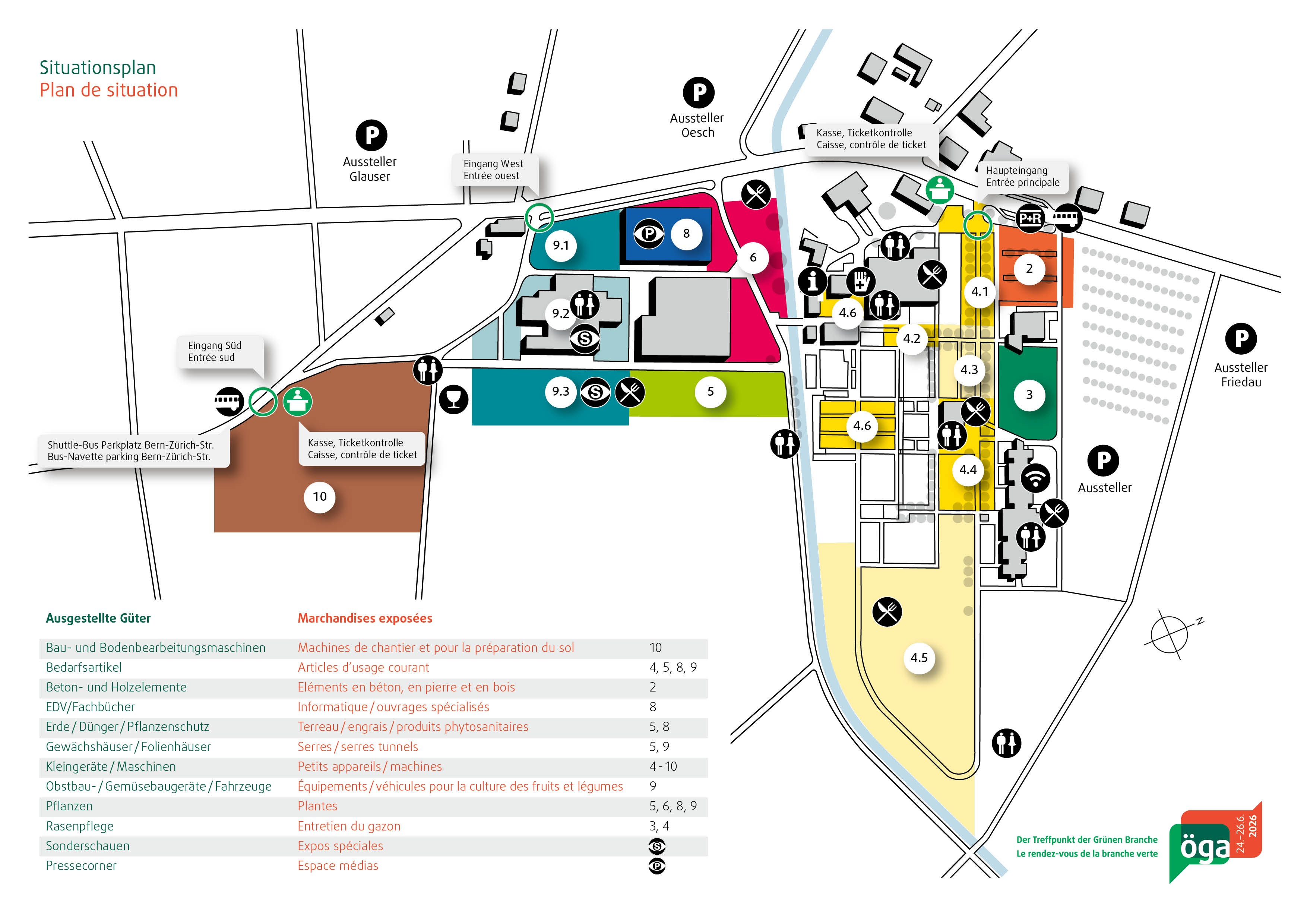 Plan Messegel�nde_mit Legende